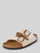 Birkenstock Sandalen mit Dornschließen Modell 'Arizona' in Offwhite, G...