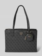 Guess Tote Bag mit Label-Applikation Modell 'POWER PLAY' in Anthrazit,...