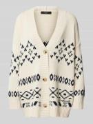 Weekend Max Mara Cardigan mit Knopfleiste Modell 'ACACIA' in Offwhite,...