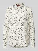 Max Mara Studio Seidenbluse mit Umlegekragen Modell 'PAGINE' in Offwhi...