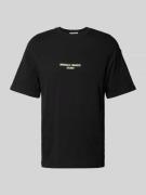 Jack & Jones Oversized T-Shirt mit geripptem Rundhalsausschnitt Modell...