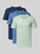 HUGO Regular Fit T-Shirt mit Rundhalsausschnitt im 3er-Pack in Mint, G...