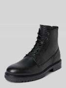 Marc O'Polo Boots aus Leder mit Schnürung in Black, Größe 42