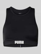 Puma Bikini-Oberteil mit Racerback in Black, Größe L