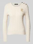 Lauren Ralph Lauren Strickpullover mit Label-Stitching Modell 'MONTIVA...