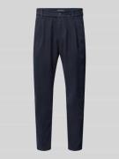 Drykorn Tapered Fit Hose mit Bundfalten Modell 'CHASY' in Marine, Größ...