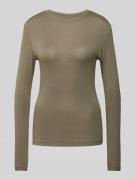 Vila Longsleeve mit Rundhalsausschnitt Modell 'ALEXIA' in Khaki, Größe...