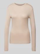 Vila Longsleeve mit Rundhalsausschnitt Modell 'ALEXIA' in Beige, Größe...