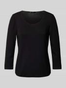 Someday Longsleeve mit 3/4-Arm Modell 'Kirosa soft' in Black, Größe 36