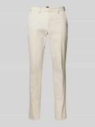 BOSS Slim Fit Chino mit Eingrifftaschen Modell 'Kaito' in Offwhite, Gr...