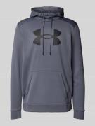 Under Armour Hoodie mit Känguru-Tasche in Anthrazit, Größe XL