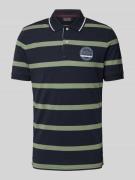 Christian Berg Men Regular Fit Poloshirt mit Motiv-Print in Marine, Gr...