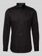 OLYMP Level Five Slim Fit Business-Hemd mit Knopfleiste in Black, Größ...