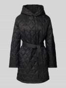 Lauren Ralph Lauren Steppjacke mit Bindegürtel in Black, Größe M