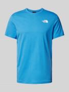 The North Face T-Shirt mit Label-Print Modell 'REDBOX' in Royal, Größe...