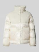 ARMANI EXCHANGE Steppjacke mit Stehkragen in Offwhite, Größe S