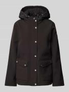 Lauren Ralph Lauren Jacke mit Druckknopf- und Reißverschluss in Black,...