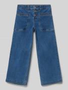 Mayoral Straight Leg Jeans mit Ziernähten in Blau, Größe 104