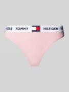 TOMMY HILFIGER String mit elastischem Bund in Rosa, Größe L