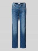 Cambio Straight Leg Jeans mit Paspeltaschen Modell 'PEARLIE' in Blau, ...