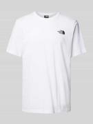 The North Face T-Shirt mit Logo-Print Modell 'REDBOX' in Weiss, Größe ...