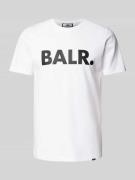 Balr. T-Shirt mit Label-Print in Weiss, Größe L