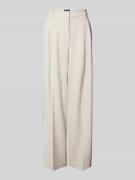 Cambio Wide Leg Stoffhose mit Gesäßtaschen in Sand, Größe 34