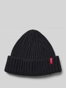 Levi's® Beanie mit Label-Patch in Black, Größe 1