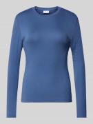 Vila Longsleeve mit Rundhalsausschnitt Modell 'ALEXIA' in Blau, Größe ...