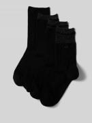 CK Calvin Klein Socken mit Effektgarn Modell 'LUREX' im 4er-Pack in Bl...