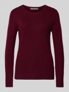 (The Mercer) N.Y. Kaschmirpullover mit Rundhalsausschnitt in Bordeaux,...