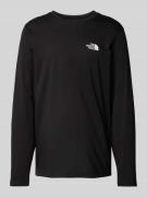 The North Face Longsleeve mit Label-Print in Black, Größe M