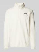 The North Face Sweatshirt mit Label-Stitching Modell 'GLACIER' in Weis...