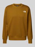 The North Face Sweatshirt mit Label-Print in Khaki, Größe L