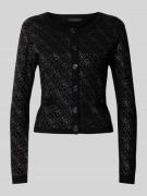 Guess Strickjacke mit Knopfleiste Modell 'PAIGE' in Black, Größe M