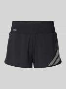 Stronger Shorts mit elastischem Bund in Black, Größe M