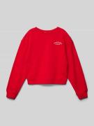 Mango Sweatshirt mit Statement-Stitching Modell 'champs' in Rot, Größe...