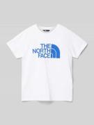 The North Face T-Shirt mit Logo-Print und Rundhalsausschnitt in Weiss,...