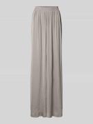 Kaffe Wide Leg Stoffhose mit gelegten Falten Modell 'allie' in Silber,...