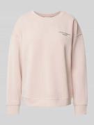 Jake*s Collection Sweatshirt mit Statement-Detail in Rose, Größe 36