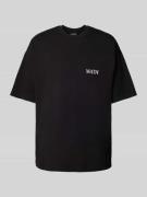 Review X MATW T-Shirt mit Label-Print - MATW X Review in Black, Größe ...