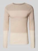 Jack & Jones Regular Fit Strickpullover aus reiner Baumwolle in Beige,...