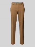 Hiltl Slim Fit Chino mit Bügelfalten Modell 'PEAKER' in Beige, Größe 2...