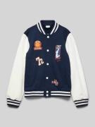 s.Oliver RED LABEL College-Jacke mit Label- und Motiv-Patches in Marin...