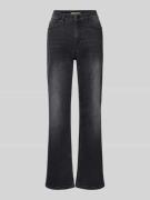 Smith and Soul Wide Leg Jeans im 5-Pocket-Design in Black, Größe S