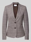 Jake*s Collection Blazer mit Leistentaschen in Pflaume, Größe 38