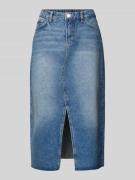 OPUS Jeansrock mit Gehschlitz Modell 'Rinso' in Jeansblau, Größe 36