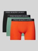 Polo Ralph Lauren Underwear Trunks mit Label-Bund im 3er-Pack in Terra...