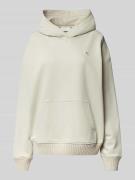 Calvin Klein Jeans Hoodie mit Label-Patch in Beige, Größe M