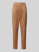 Raffaello Rossi Slim Fit Hose mit Ziernähten Modell 'CANDICE' in Camel...